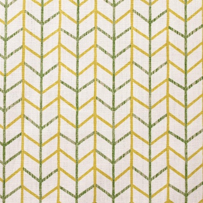 Kit Kemp Small Way Linen Fabric in Lemon